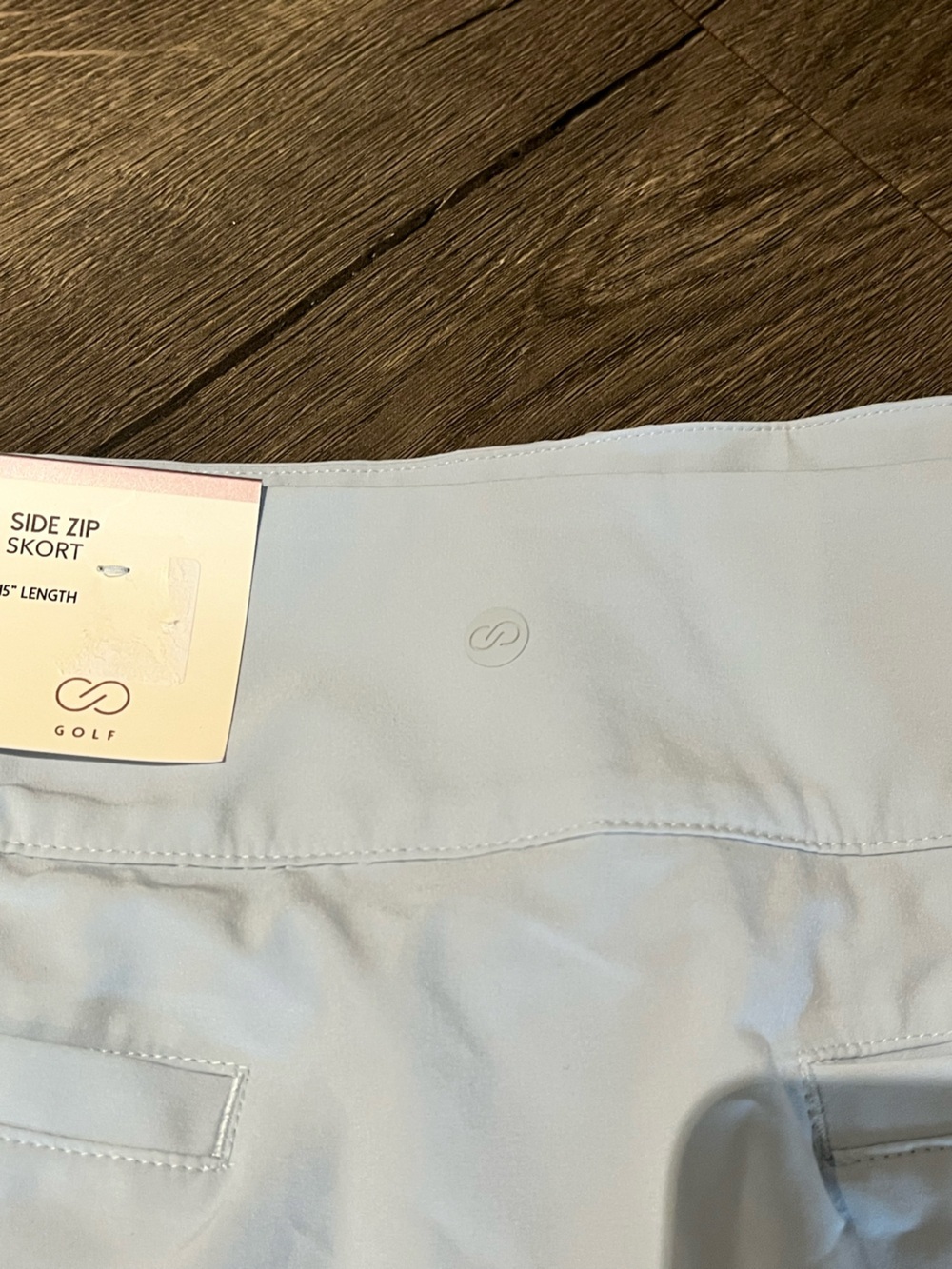CALIA Light Blue Skort Size 10 15 Inch Length NWT - Picture 5 of 6